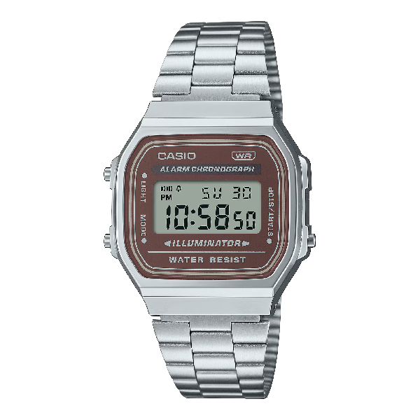 Casio A168WA-5AYDF Silver Wrist Watch