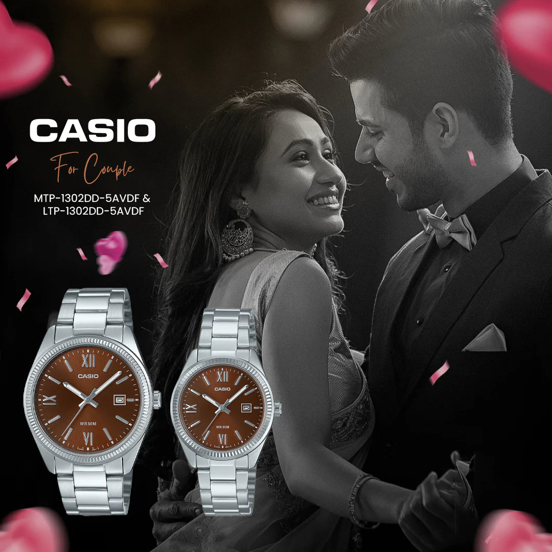 Casio MTP/LTP-1302DD-5AVDF| Wrist Watch for His & Her Pair Pakistan