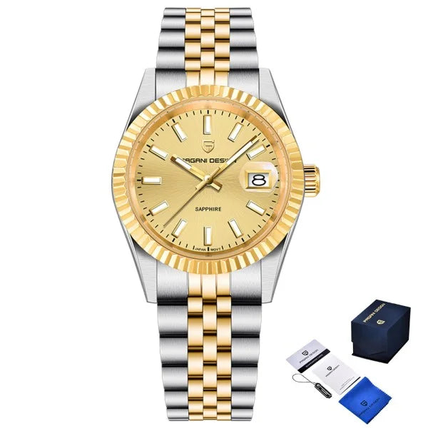 Pagani Design PD-1794M Two-Tone / Gold Dial watch for women