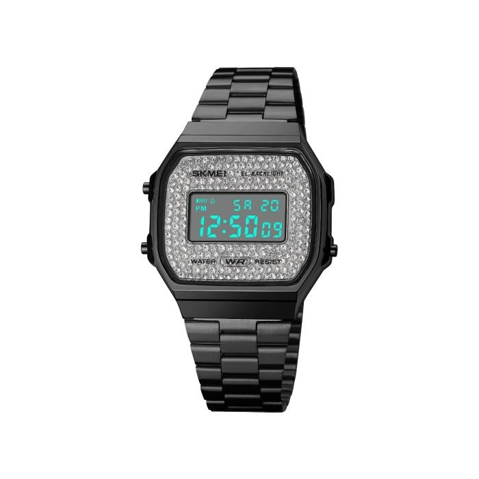 Skmei 1808 Digital Silver Watch for Women