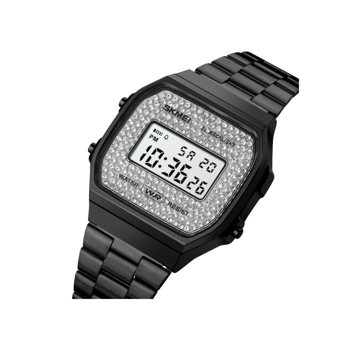 Skmei 1808 Digital Silver Watch for Women