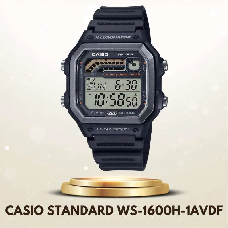 Casio Ws-1600h-1avdf | Wrist Watch for Men Pakistan