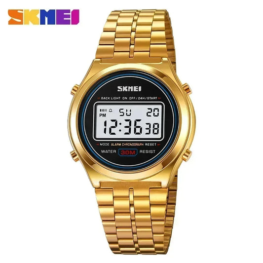 Skmei 2146 Digital Golden Watch | Watches for Men Pakistan