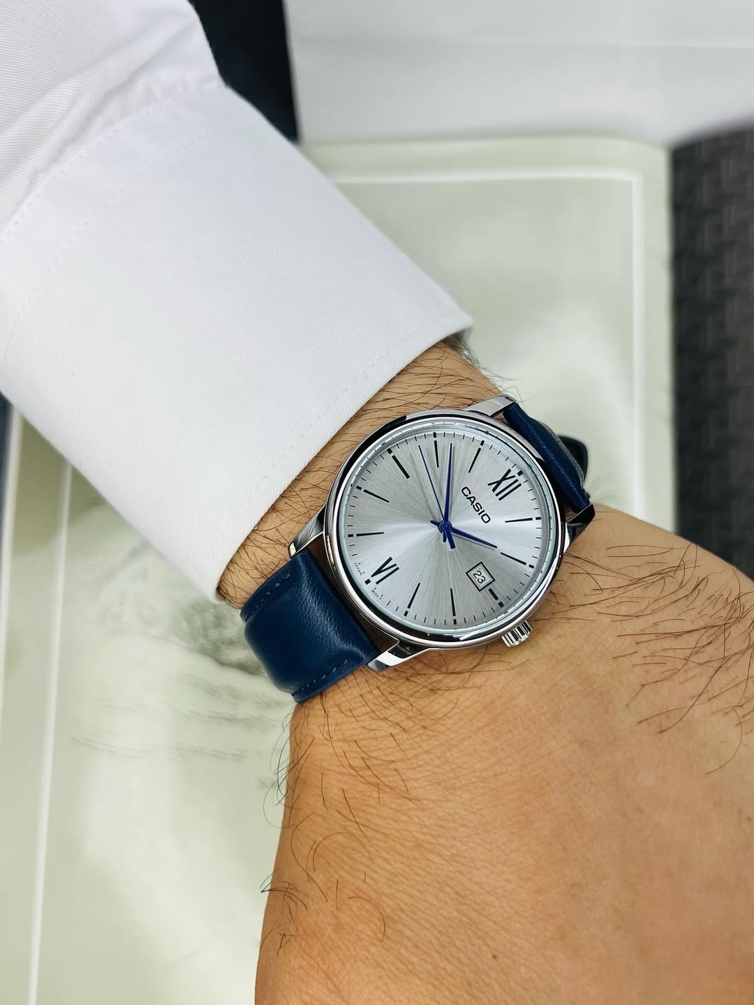 Casio Mtp-v002l-2b3udf | Wrist Watch for Men Pakistan