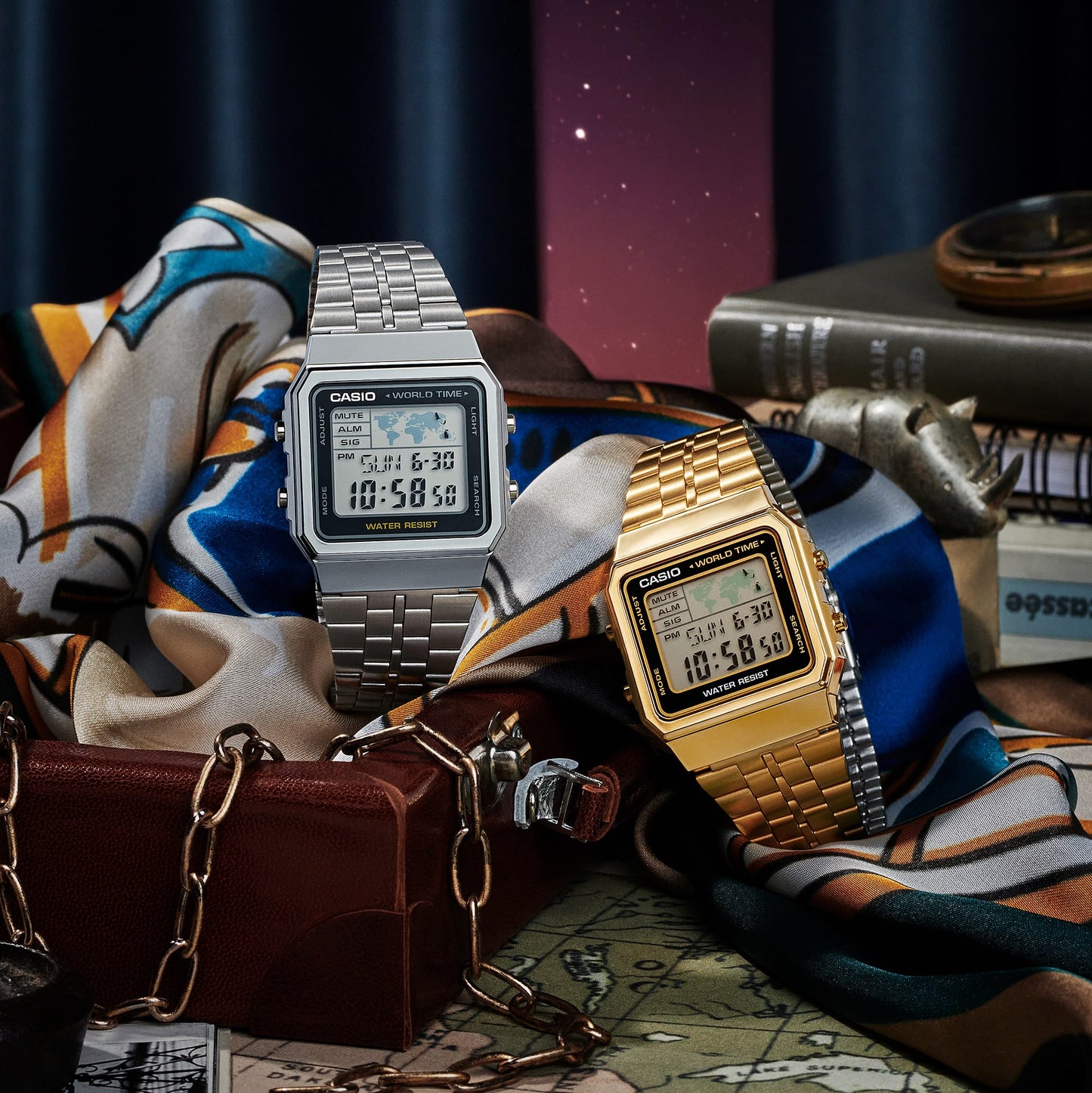 Casio A500WA-1DF Gold Wrist Watch