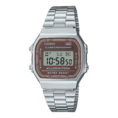 Casio A168WA-5AYDF Silver Wrist Watch