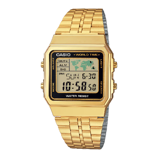 Casio A500WA-1DF Gold Wrist Watch