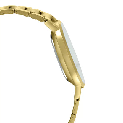 Casio LTP-VT01G-4BUDF Standard Golden Ladies Chain Watch
