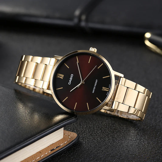Casio MTP-VT01G-5BUDF | Watches for Men Pakistan