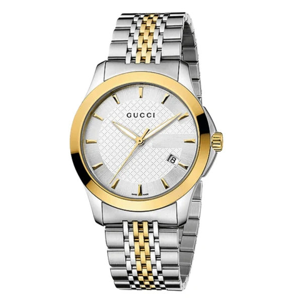 Gucci Men's Watch Quartz Stainless Steel black dail 38mm YA126409