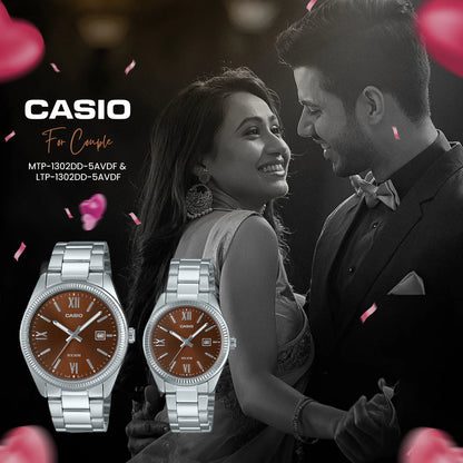 Casio MTP/LTP-1302DD-5AVDF| Wrist Watch for His & Her Pair Pakistan