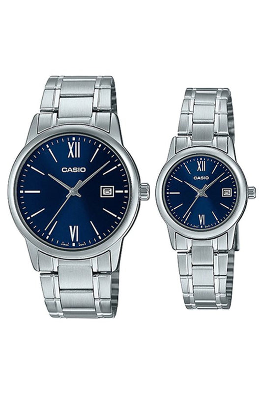 Casio MTP/LTP-V002D-2B3UDF | Wrist Watch for His & Her Pair Pakistan