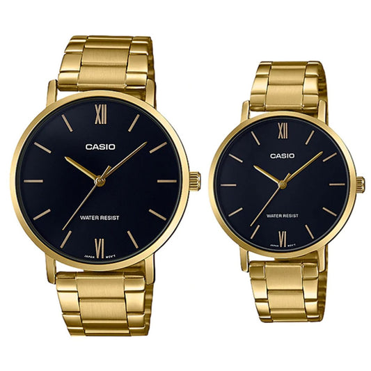 Casio MTP/LTP-VT01G-1BVDF | Wrist Watch for His & Her Pair Pakistan