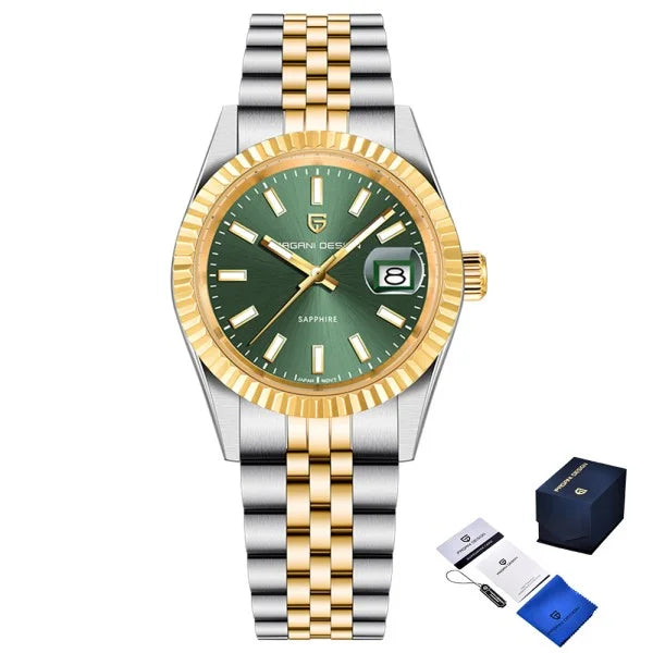 Pagani Design PD-1794M Two-Tone / Green Dial watch for women