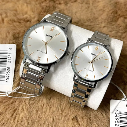 Casio MTP/LTP-VT01D-7BUDF | Wrist Watch for His & Her Pair Pakistan