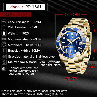 Pagani Design Submariner Men's Watch PD-1661