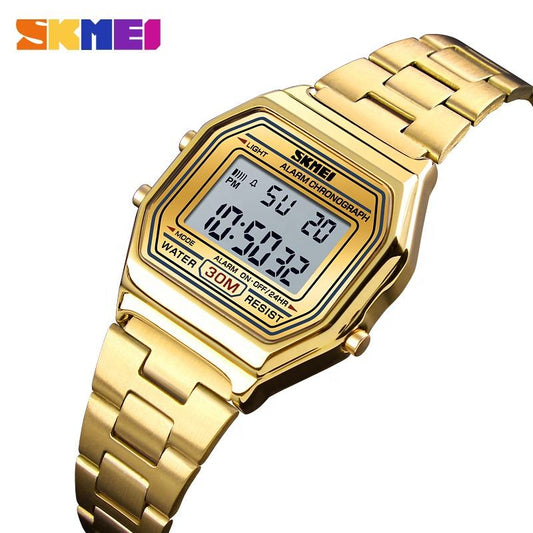 Skmei – 1123– Digital Women Watch – Golden